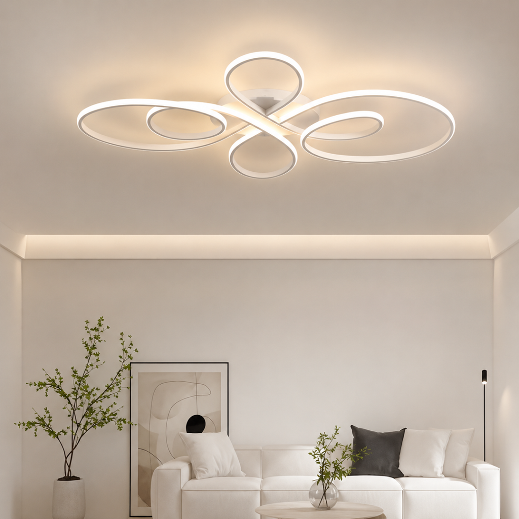 Modern LED Ceiling Light 60W Surface Mounted Living Room Fixture