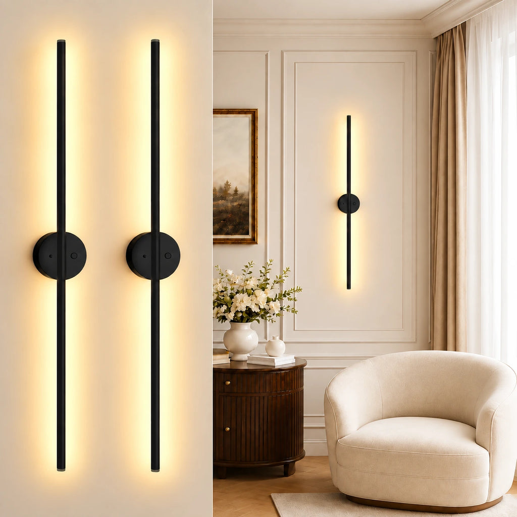 Lunara Linear Battery Operated Wall Sconces