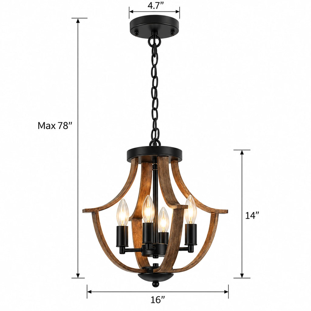 Willowcrest Farmhouse Chandelier