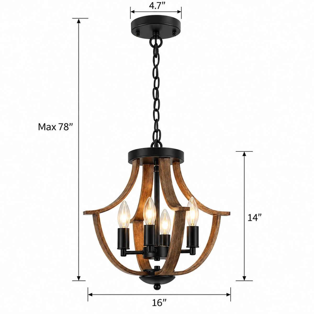 Willowcrest Farmhouse Chandelier