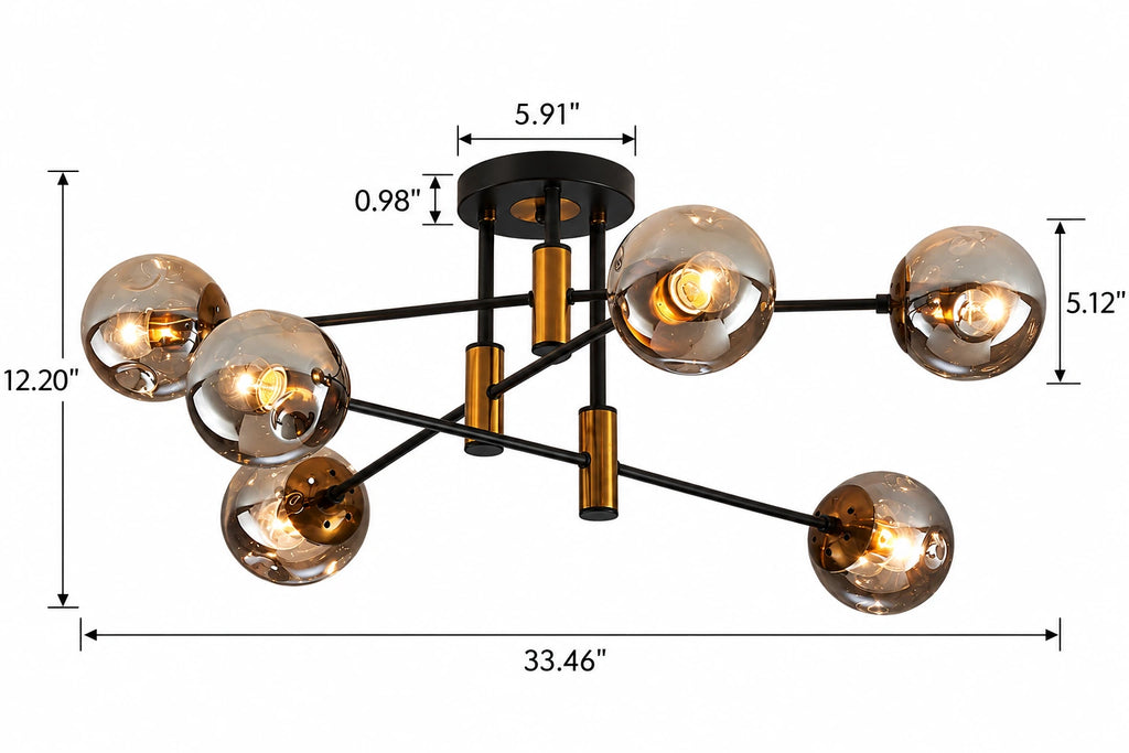 Orbella Sputnik Chandelier