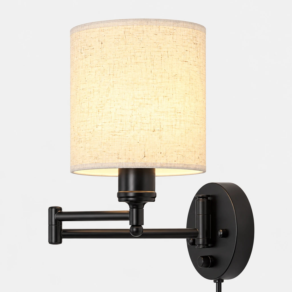 Marlowe Swing Arm Plug In Wall Sconce
