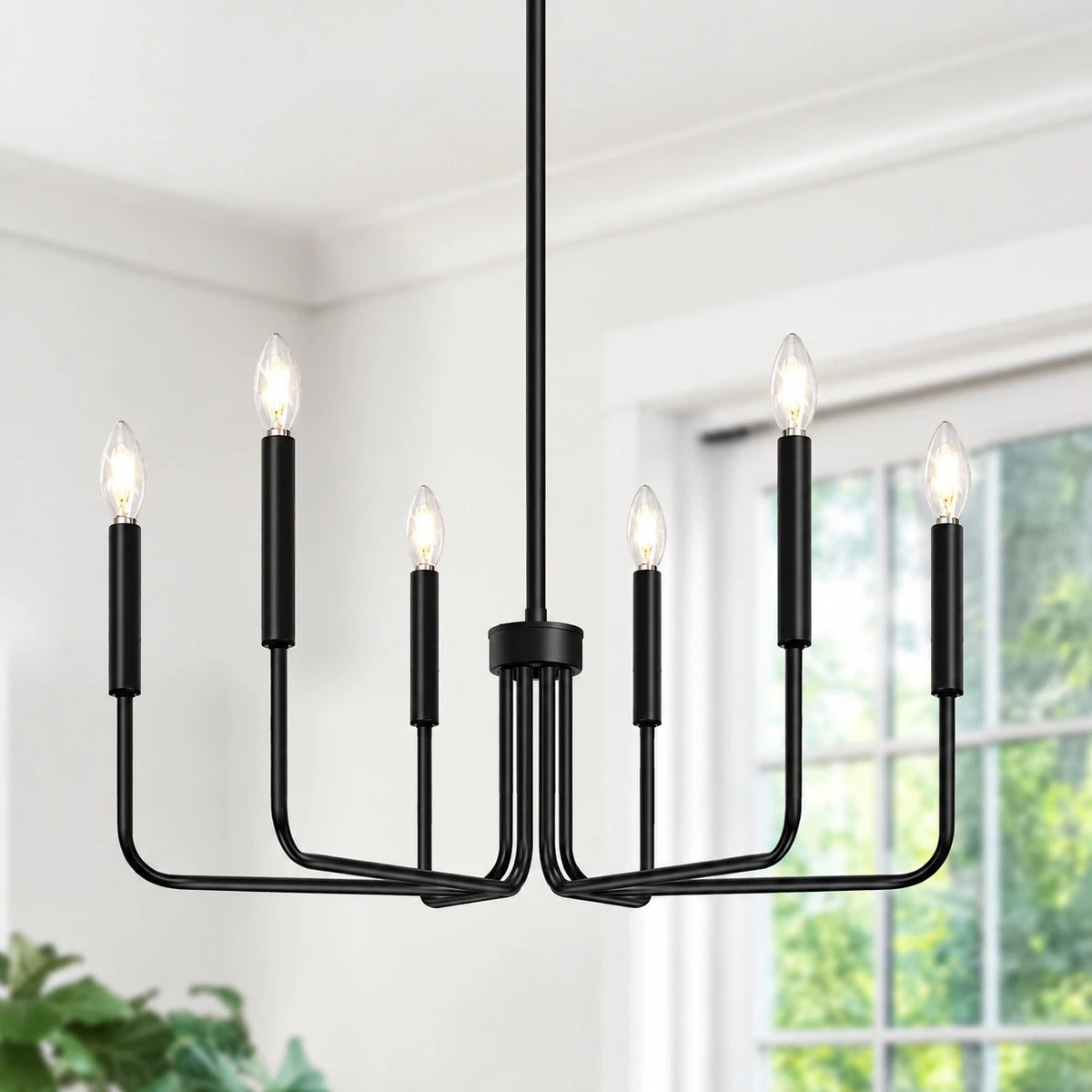 Modern Candelabra Farmhouse Chandelier