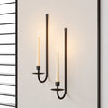 Mirelle Modern Candle Wall Sconce Set