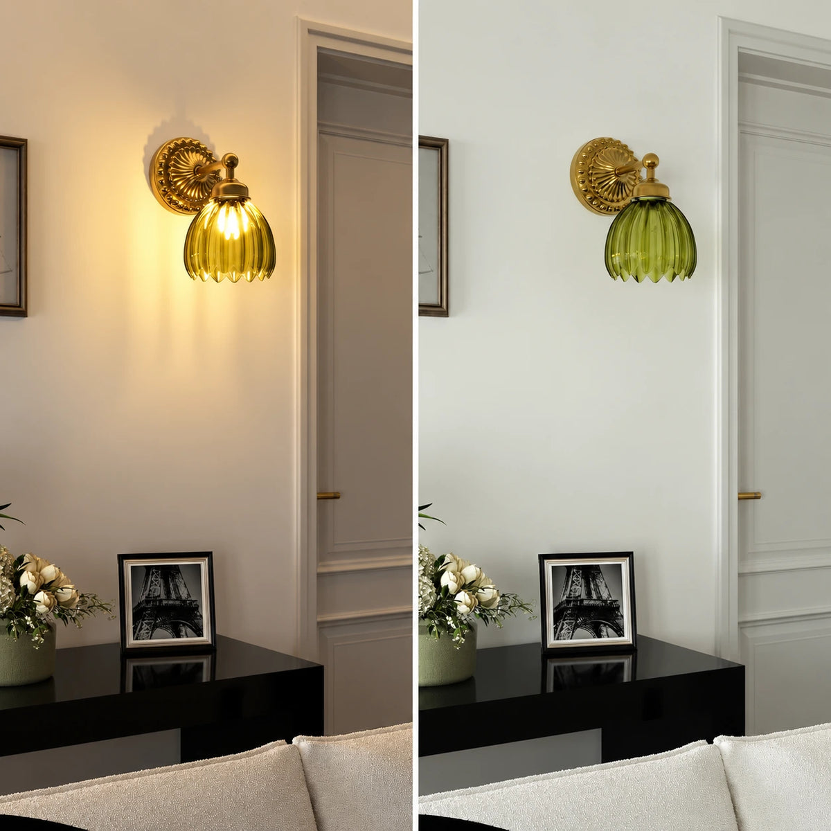 Virella Tulip Battery Operated Wall Sconces