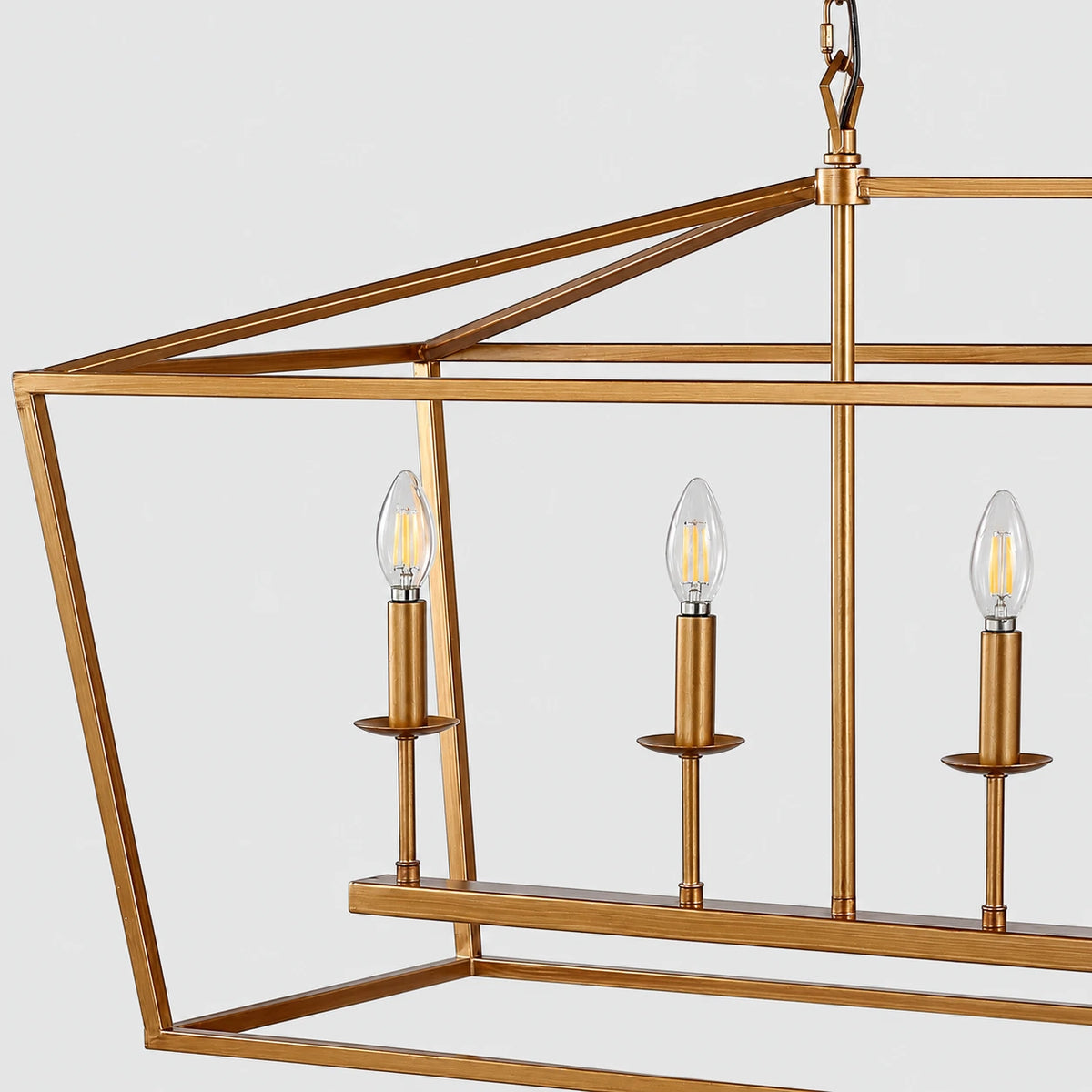 Pagoda Lantern Linear Chandelier