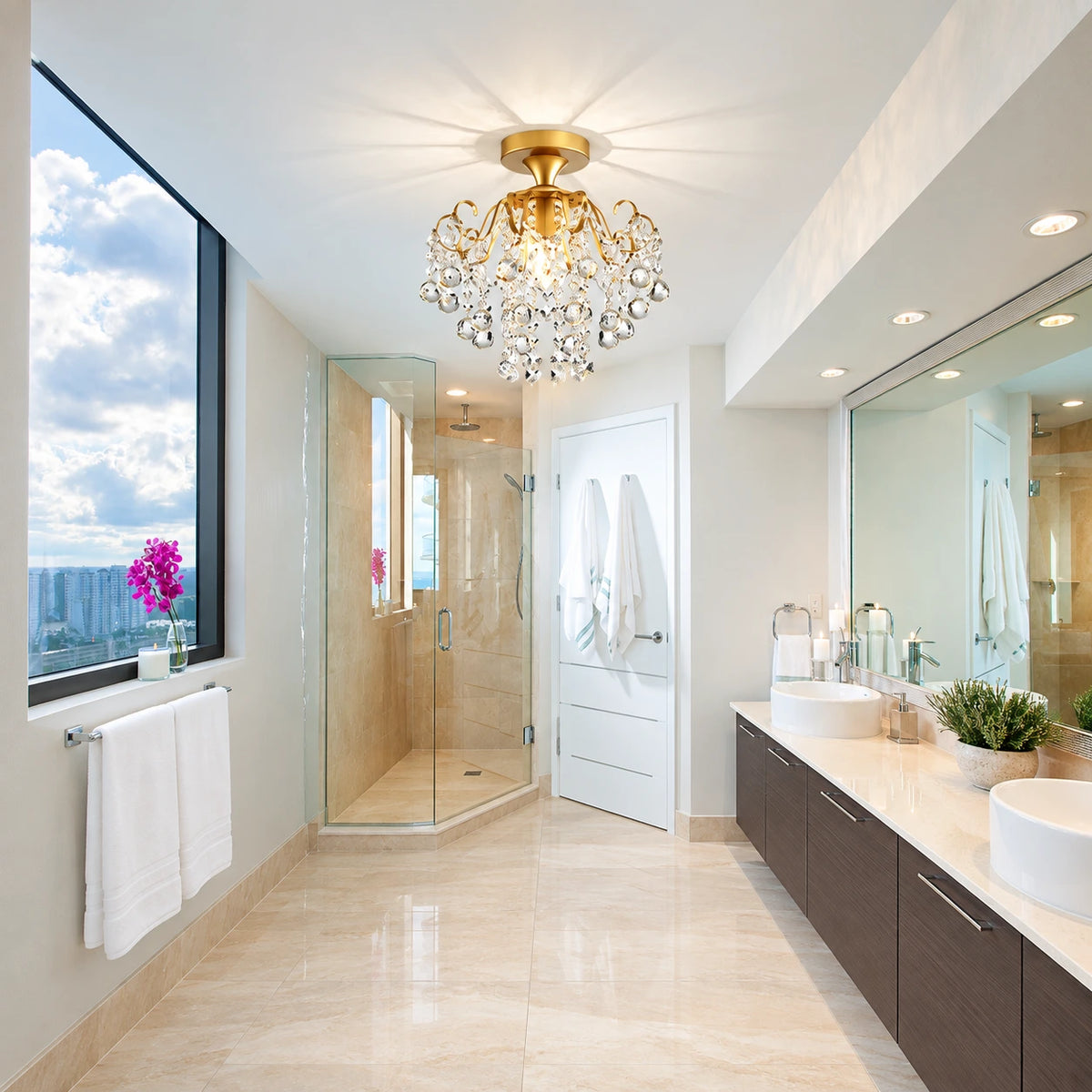 Celestia Crystal Chandelier