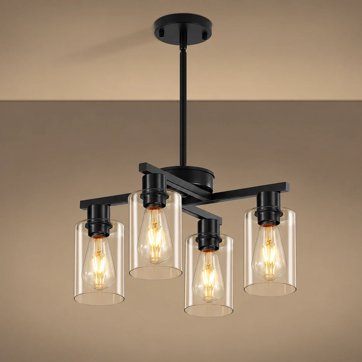 Asteron Geometric Chandelier