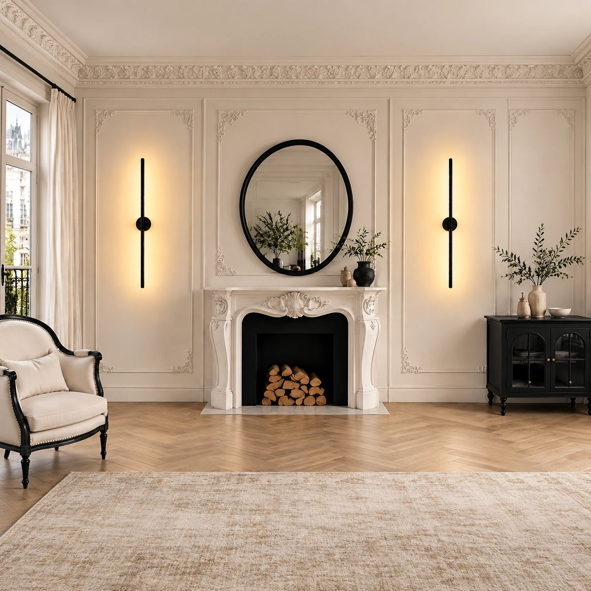 Lunara Linear Battery Operated Wall Sconces