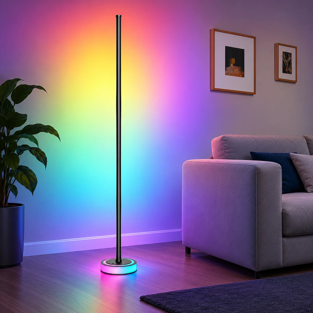 Halo Ring Smart Corner Floor Lamp
