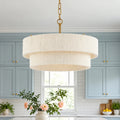 Lunara Rattan Chandelier