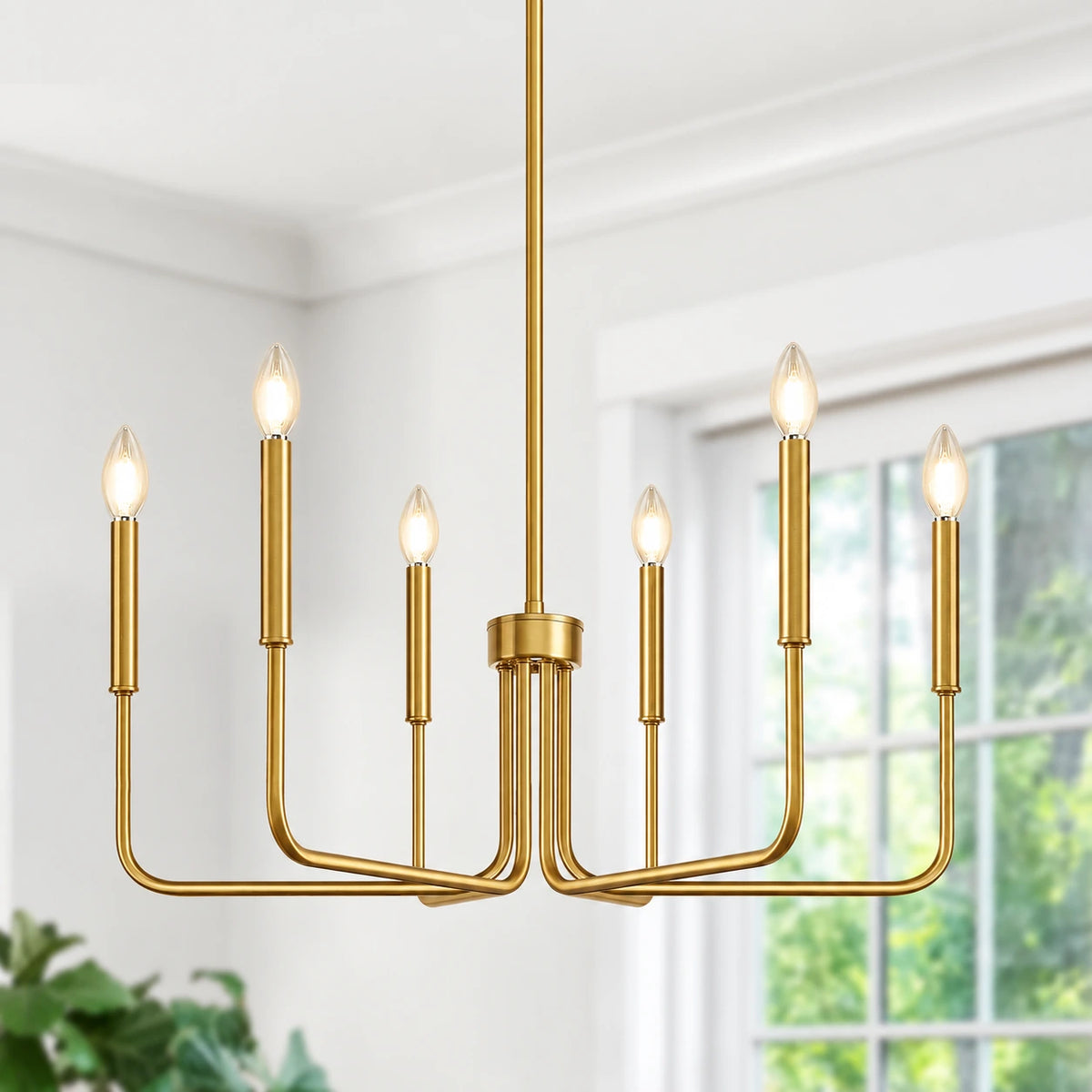 Modern Candelabra Farmhouse Chandelier