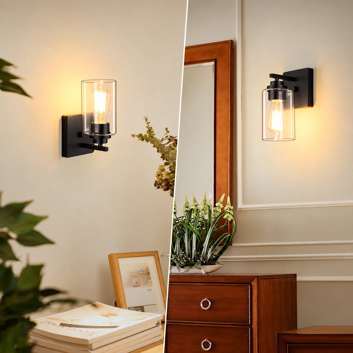 Rovelle Farmhouse Bathroom Sconce Set