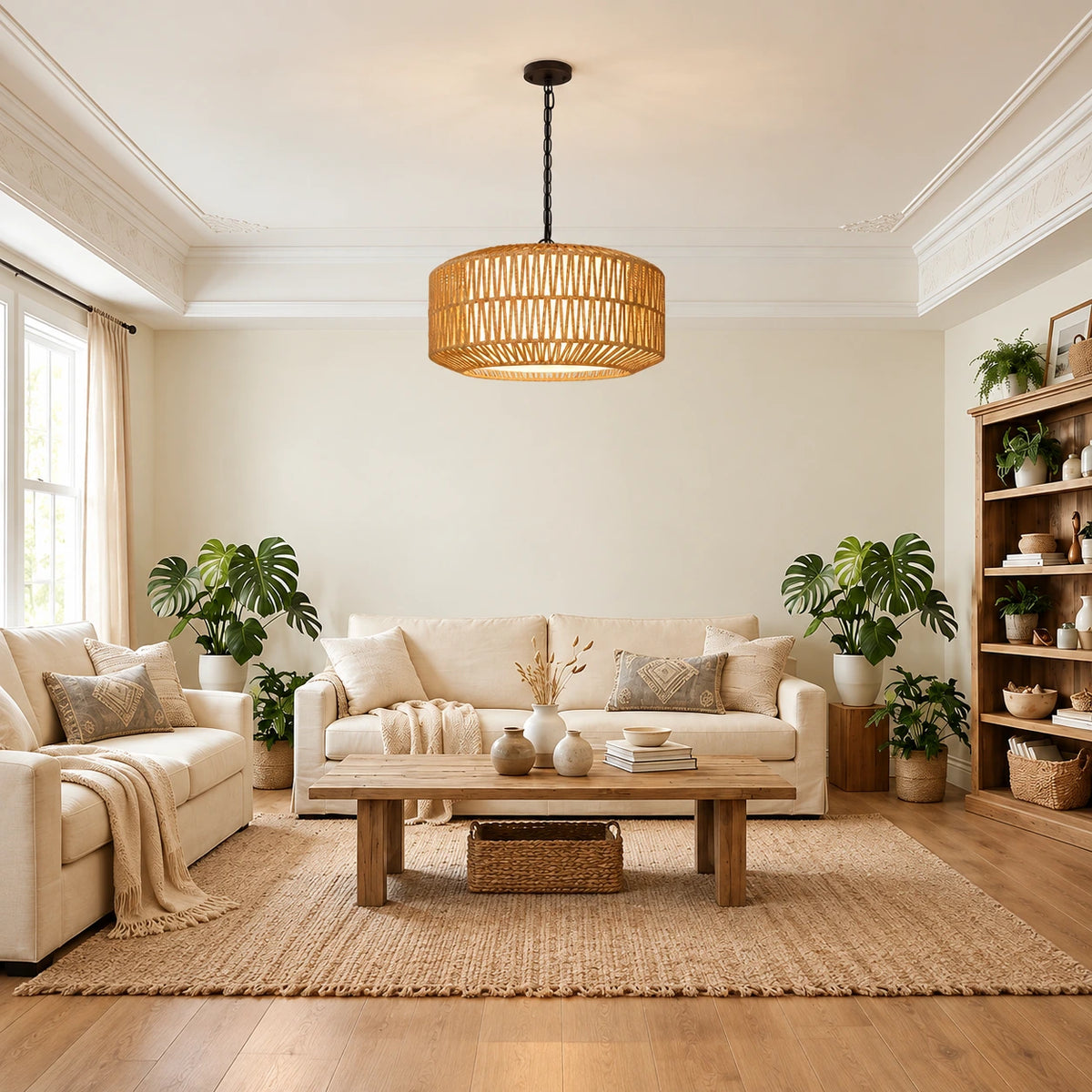 Havenweave Rattan Chandelier