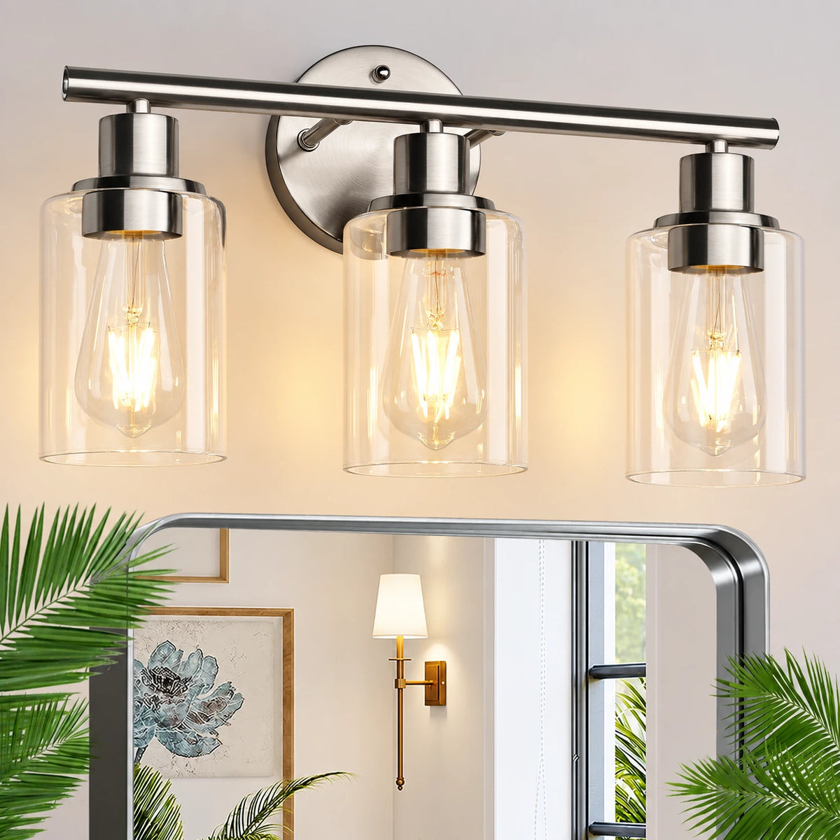 Norelle 3-Light Modern Bathroom Sconce