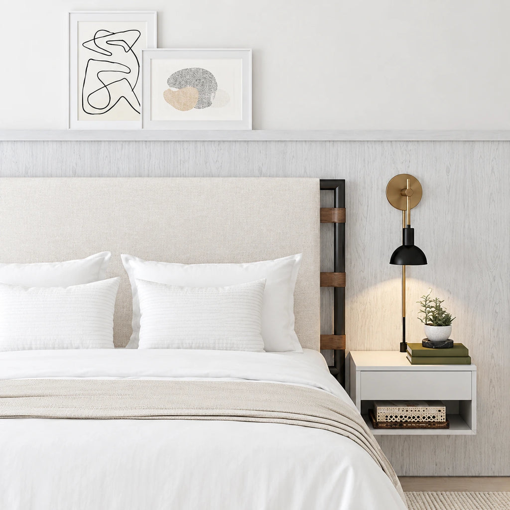 Avelin Bell Shade Plug In Wall Sconce