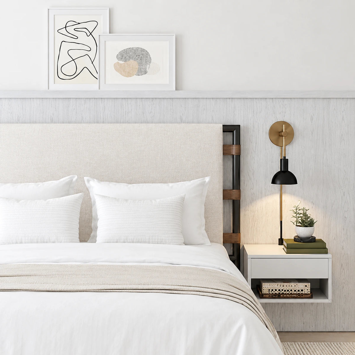 Avelin Bell Shade Plug In Wall Sconce