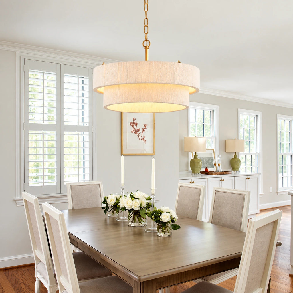 Lunara Rattan Chandelier