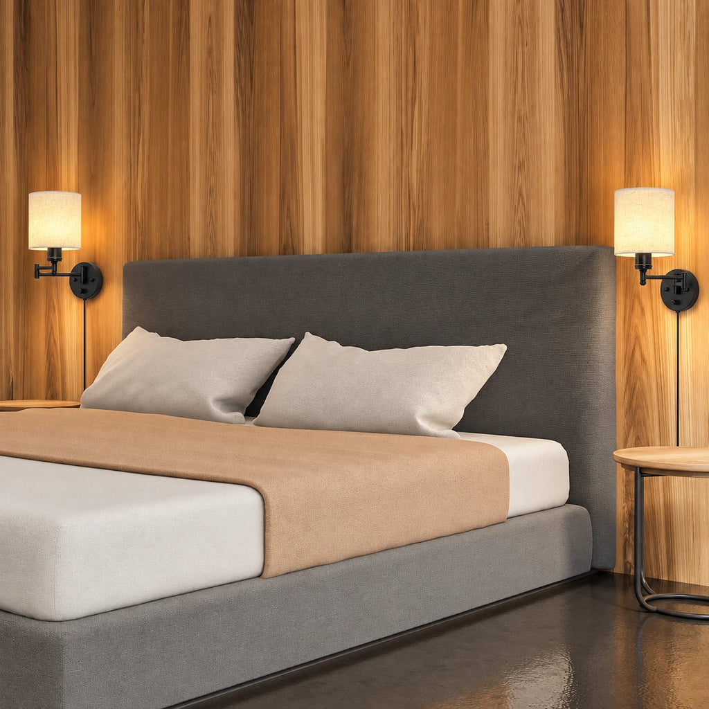 Marlowe Swing Arm Plug In Wall Sconce