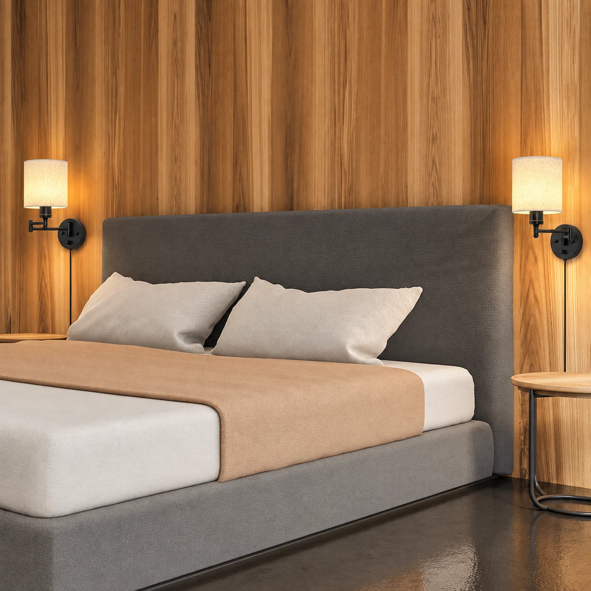 Marlowe Swing Arm Plug In Wall Sconce