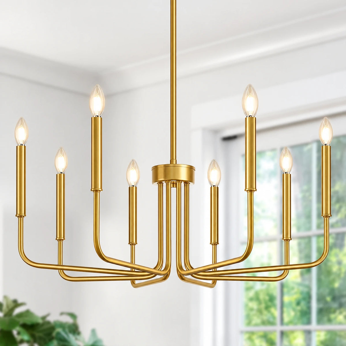 Modern Candelabra Farmhouse Chandelier