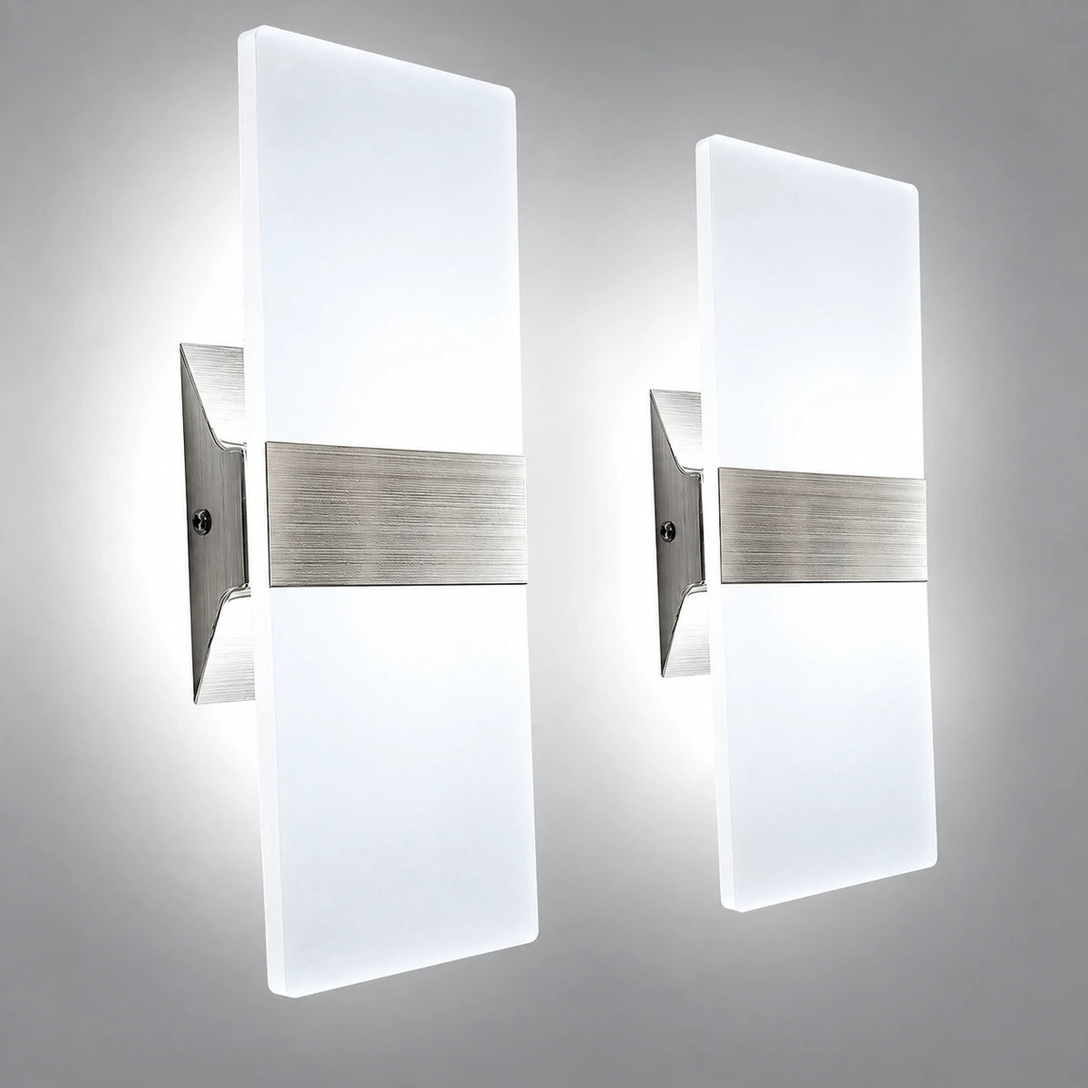 Lunex Linear Up Down Wall Sconces Set