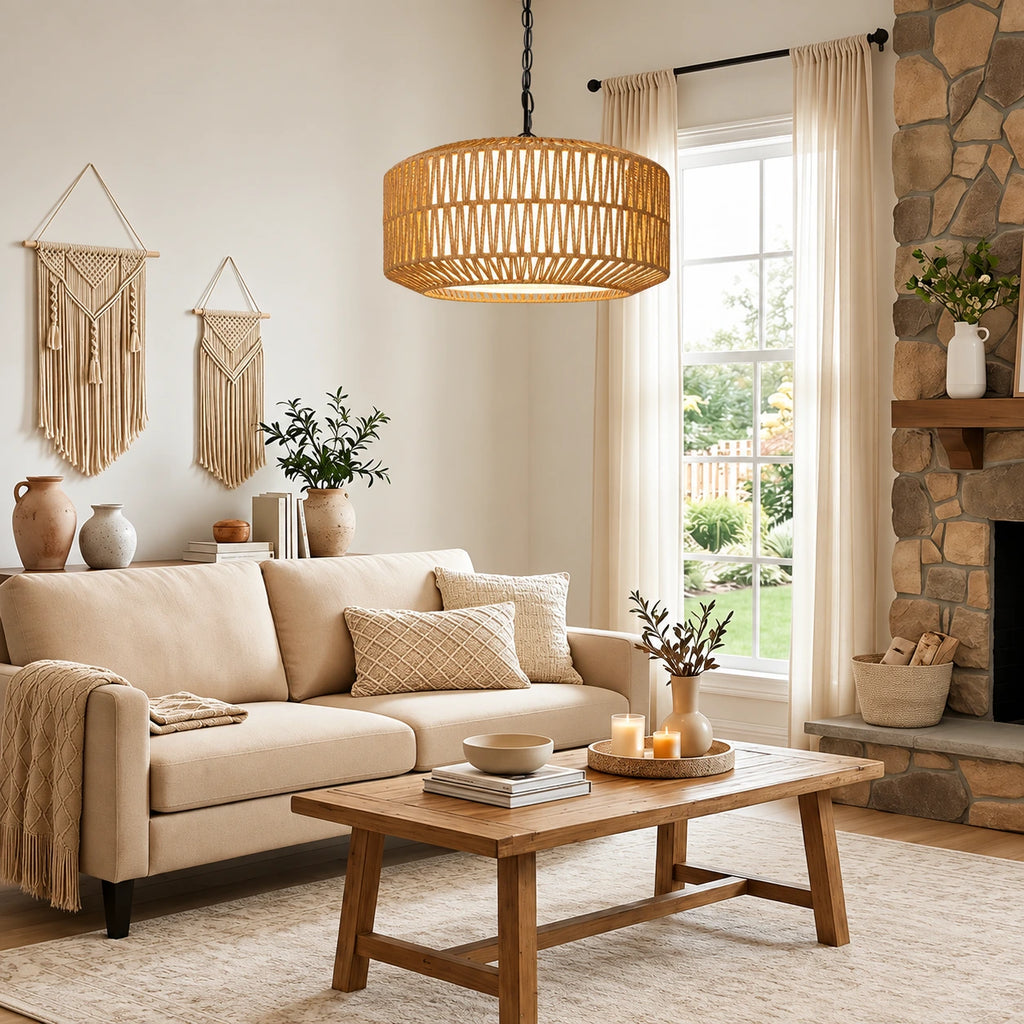 Havenweave Rattan Chandelier