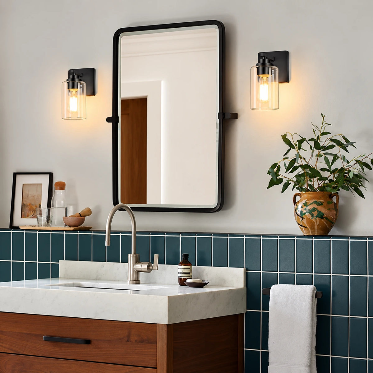 Rovelle Farmhouse Bathroom Sconce Set