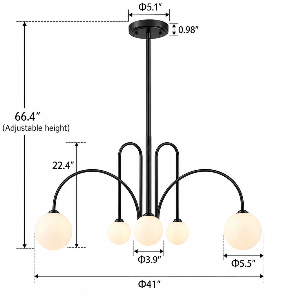 Avelora Sputnik Chandelier