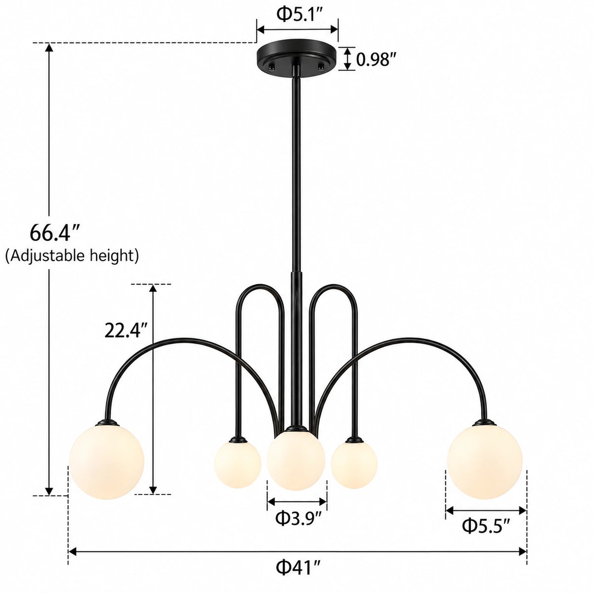 Avelora Sputnik Chandelier