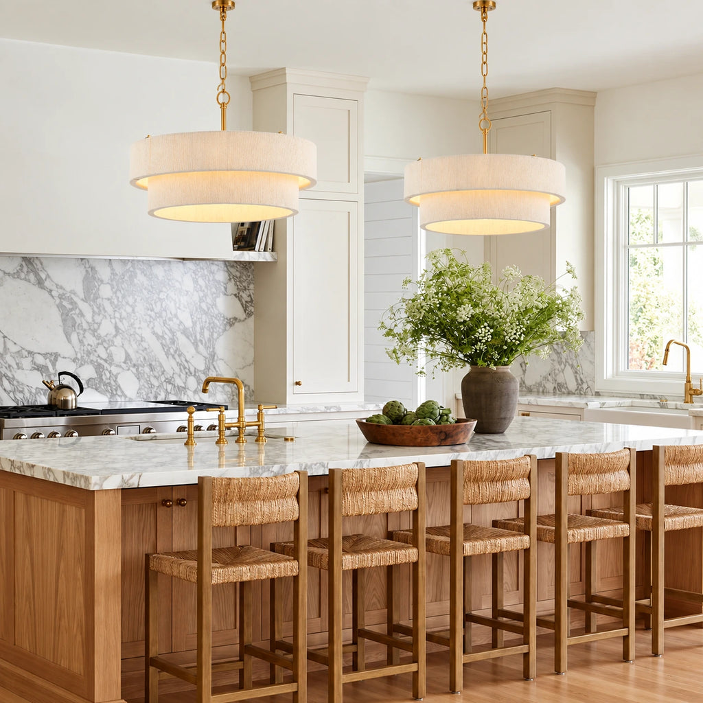 Lunara Rattan Chandelier