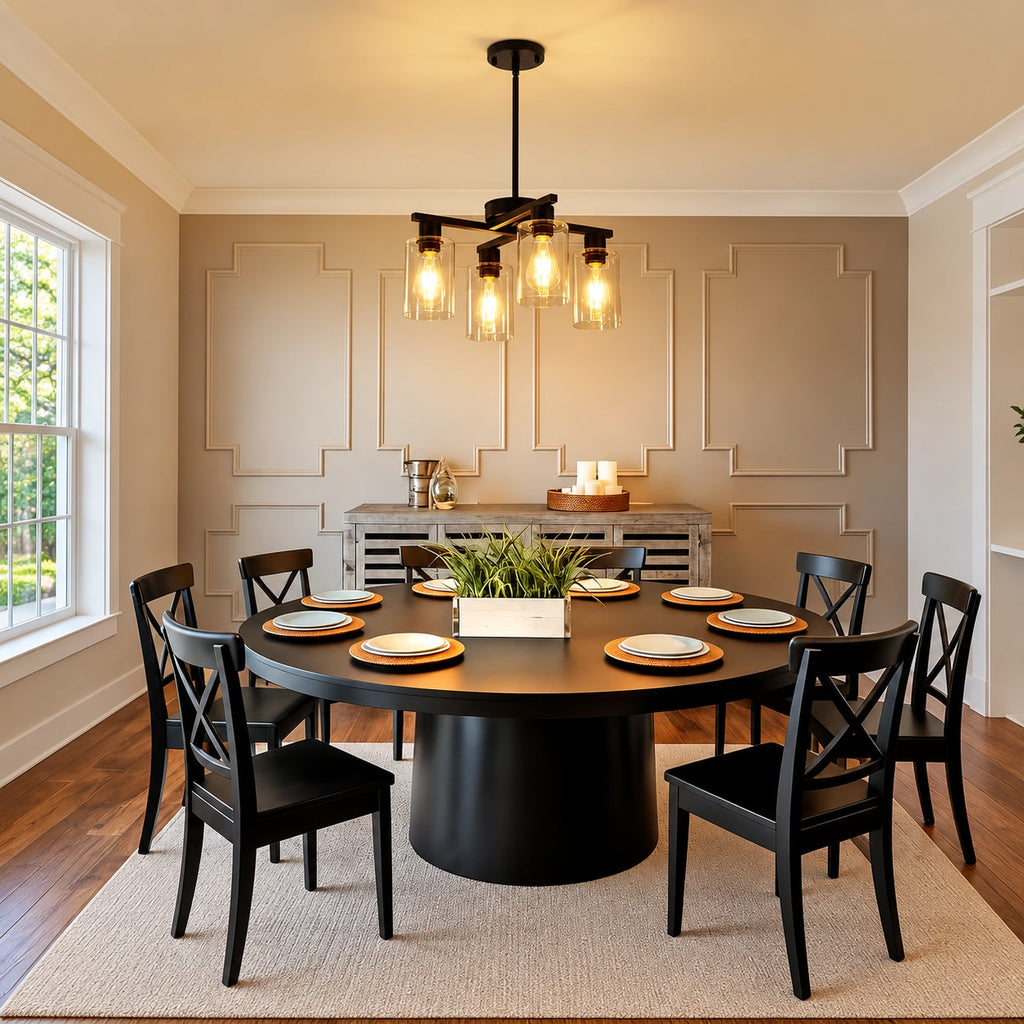 Asteron Geometric Chandelier