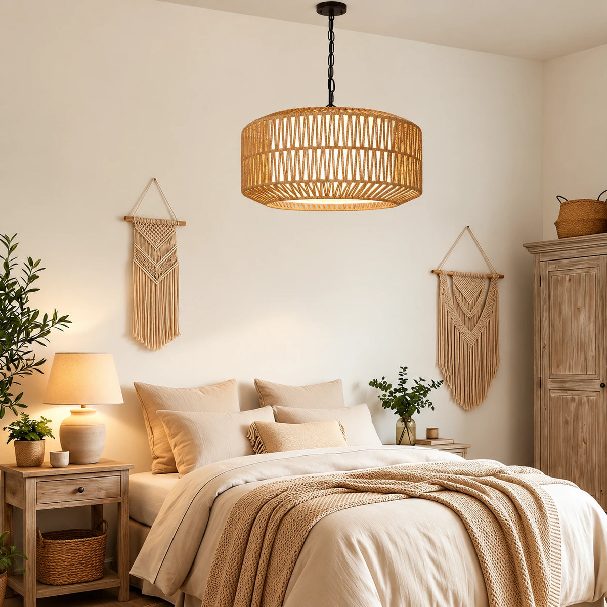 Havenweave Rattan Chandelier