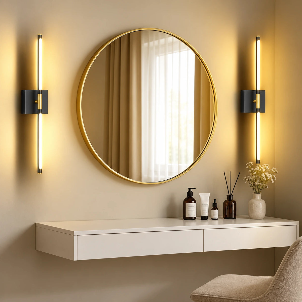 Valeron Linear LED Wall Lights Set