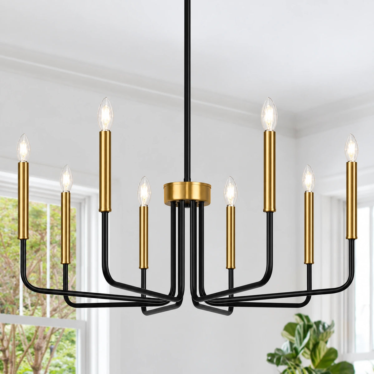 Modern Candelabra Farmhouse Chandelier