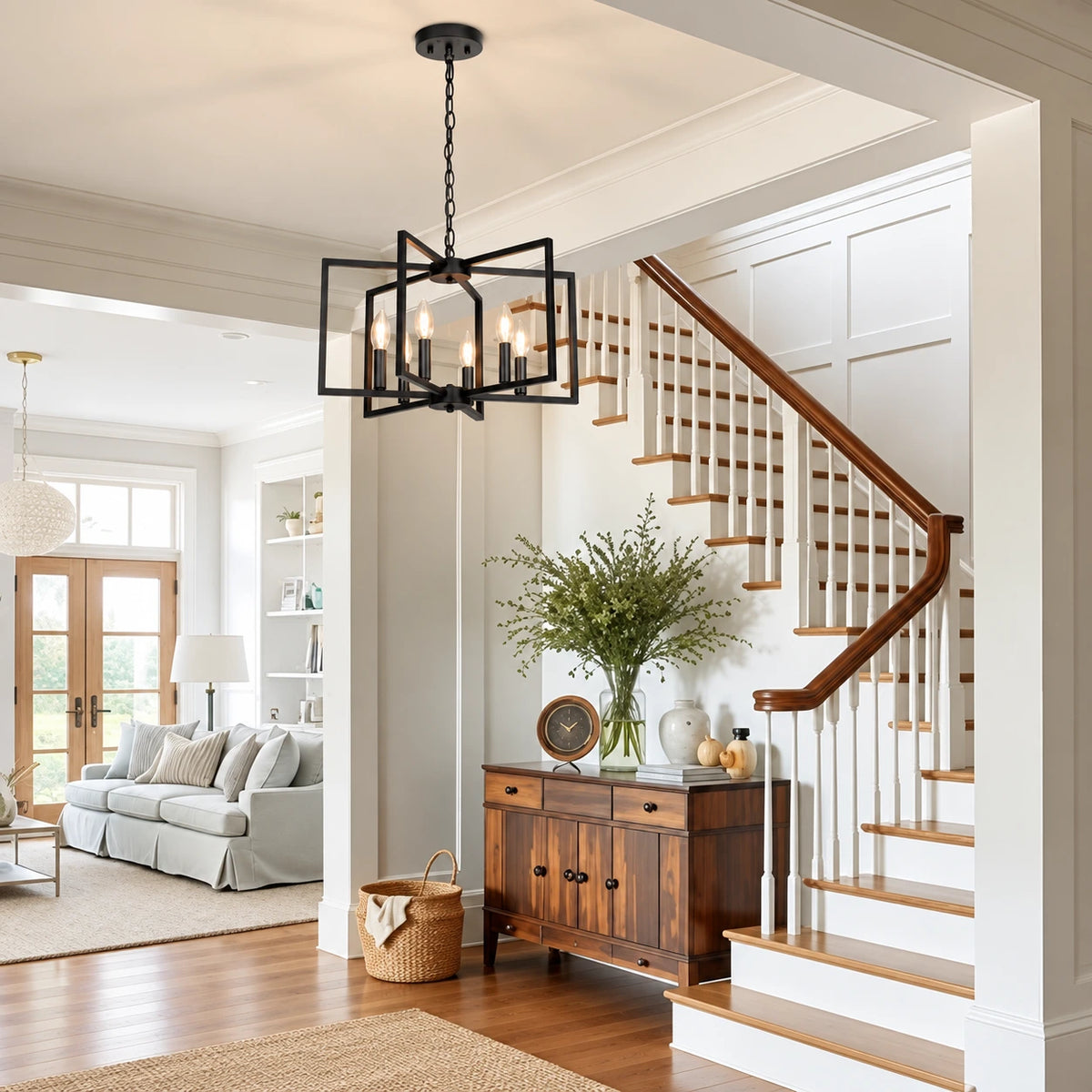 Bloomframe Geometric Chandelier