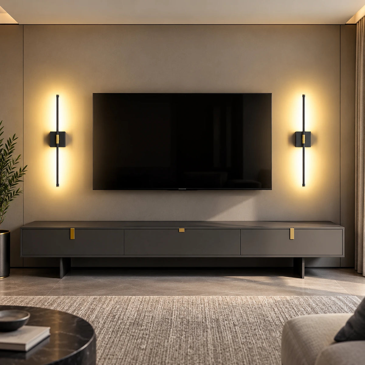 Valeron Linear LED Wall Lights Set