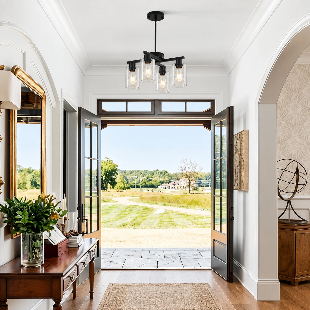 Asteron Geometric Chandelier
