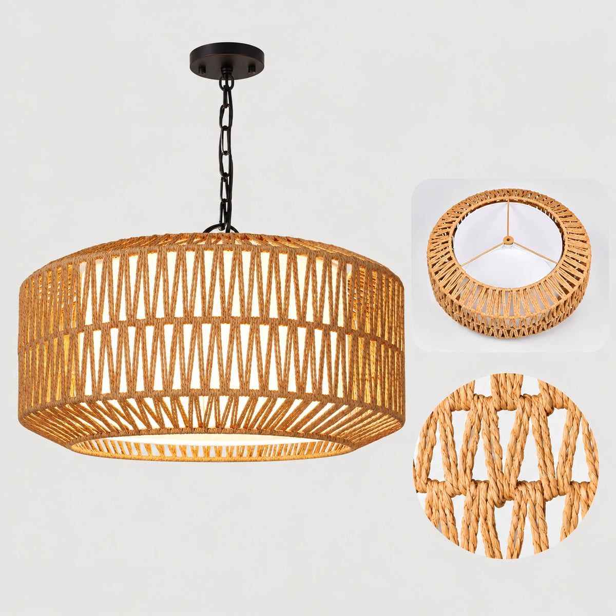 Havenweave Rattan Chandelier