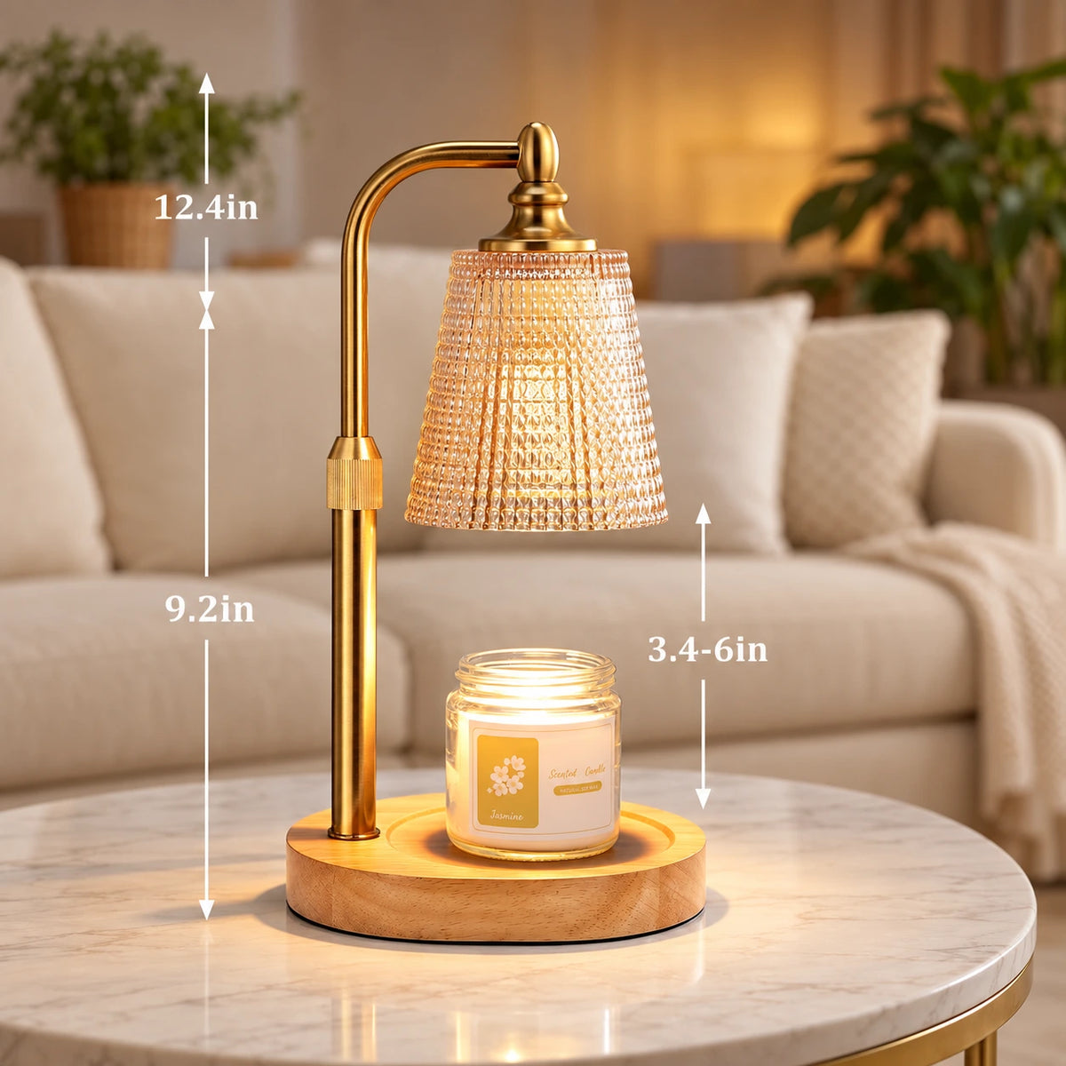 Aurelle Vintage Candle Warmer Lamp