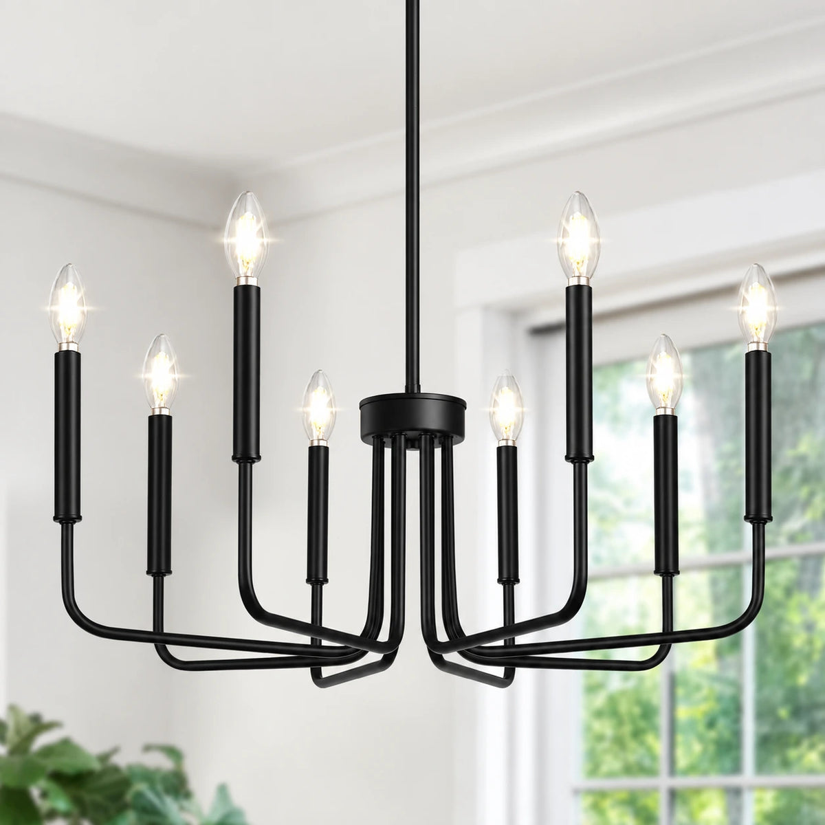 Modern Candelabra Farmhouse Chandelier