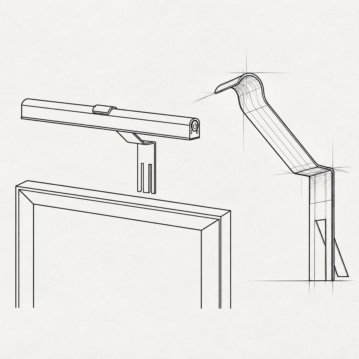 FrameGlow Frame-Mount Picture Light