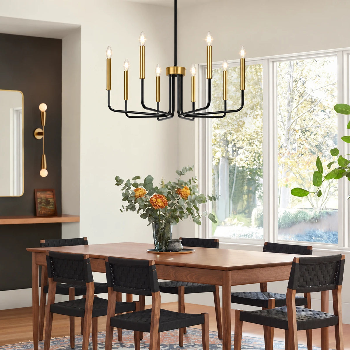 Modern Candelabra Farmhouse Chandelier