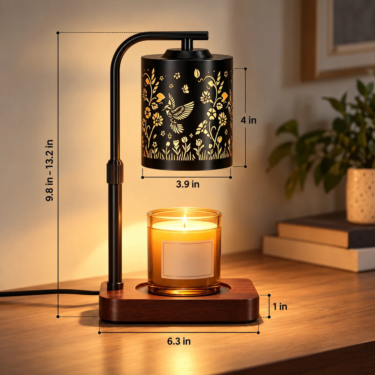 Aviora Hummingbird Candle Warmer Lamp
