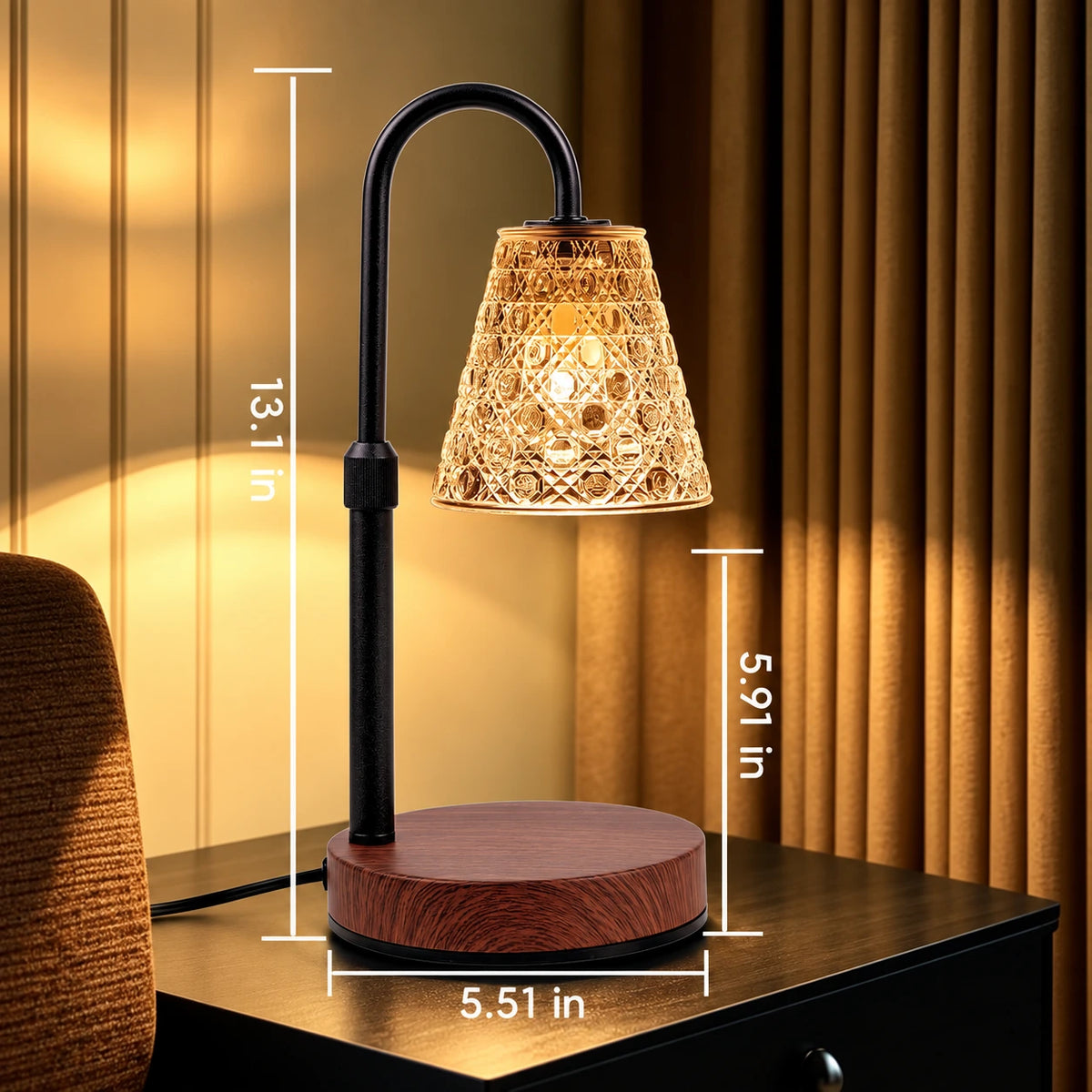 Noira Adjustable Candle Warmer Lamp
