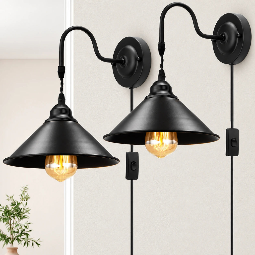 Bravon Plug In Wall Sconce