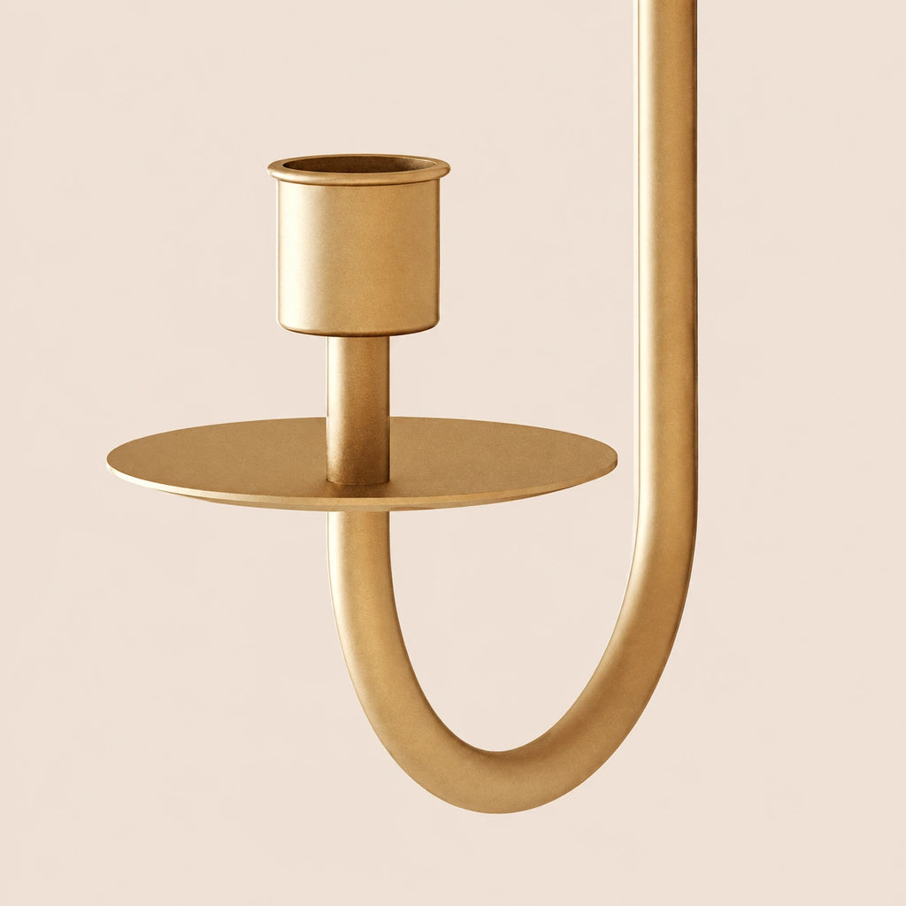 Mirelle Modern Candle Wall Sconce Set
