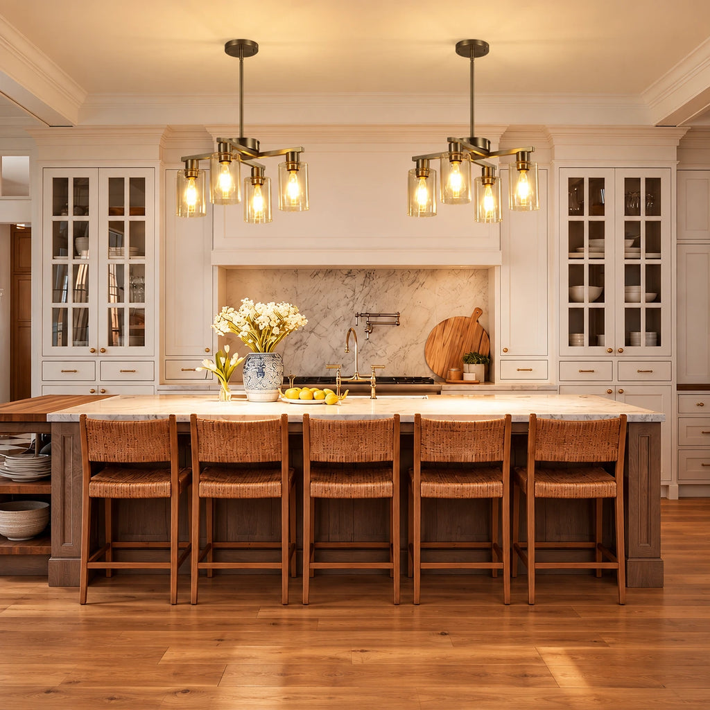 Asteron Geometric Chandelier