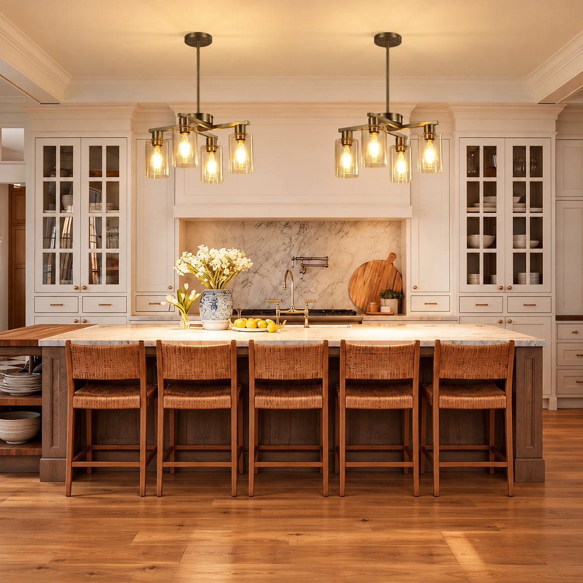 Asteron Geometric Chandelier