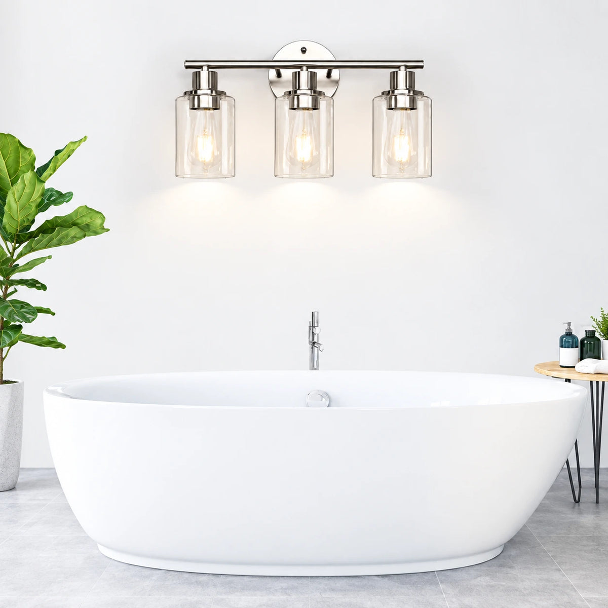 Norelle 3-Light Modern Bathroom Sconce